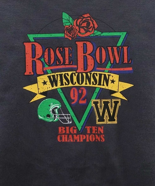 CORNERS(コーナーズ)の「ROSEBOWLプリントTシャツ(Tシャツ/カットソー・レディース・ミント/オフホワイト/スミクロ・FREE)」の20枚目の写真