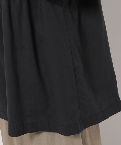 niko and...（ニコアンド）の「3Dフラワー刺繍チュニック（シャツ/ブラウス・レディース・ブラック/オフホワイト/ライトグリーン・FREE）」の6枚目の写真