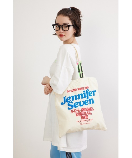 RODEO CROWNS WIDE BOWL(ロデオクラウンズワイドボウル)の「(JS)OSBSトートバック(トートバッグ・レディース・オフホワイト/ピンク/ブルー/オレンジ系その他・FREE)」の2枚目の写真