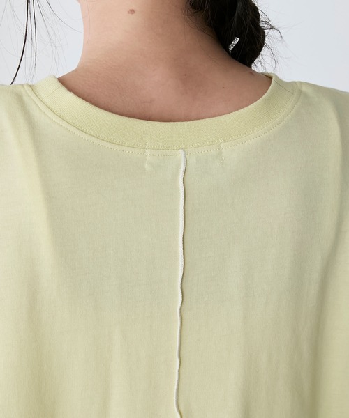 forksy.（フォルクシー）の「【forksy.】フレアスリーブフリルメローオーバーサイズTシャツ（Tシャツ/カットソー・レディース・アイボリー/ライム/ホワイト/チャコール/ダークラベンダー・FREE）」の13枚目の写真