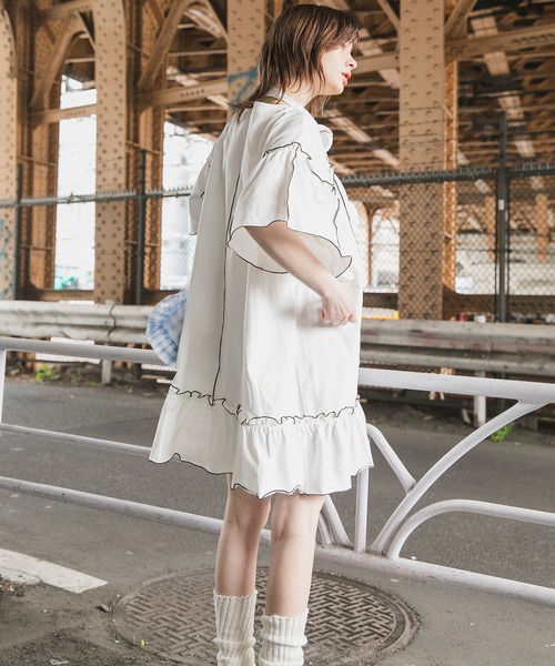 FOR FORMO フォルモ フリル Tシャツ トップス カットソー FOR FORMO Frill T-shirt フリルTシャツ フォルフォルモ
