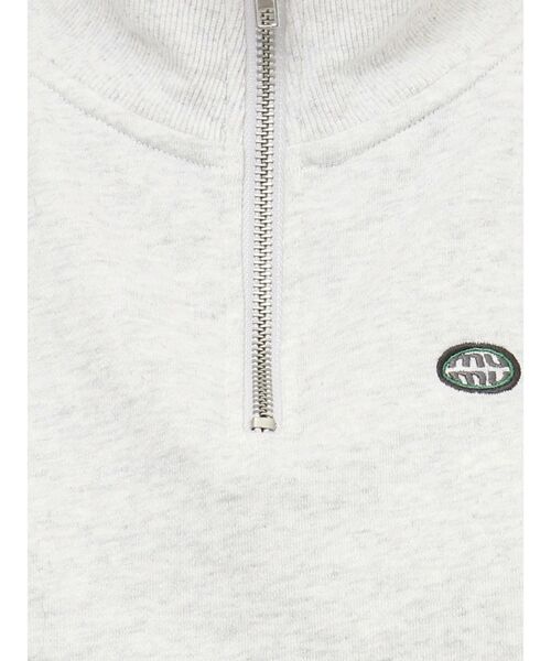 MURUA(ムルーア)の「クロップトハーフジップスウェット(Tシャツ/カットソー・レディース・ホワイト/ブラック/ブルー/ダークグレー・FREE)」の16枚目の写真