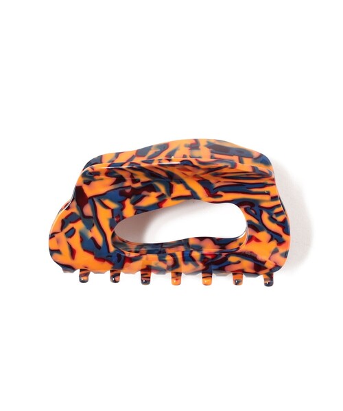 Ray BEAMS（レイビームス）の「Ray BEAMS / ニュアンス ヘアクリップ 24SS（バレッタ/ヘアクリップ・レディース・ホワイト/オレンジ・ONE SIZE）」の2枚目の写真