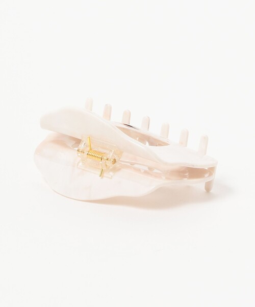 Ray BEAMS（レイビームス）の「Ray BEAMS / ニュアンス ヘアクリップ 24SS（バレッタ/ヘアクリップ・レディース・ホワイト/オレンジ・ONE SIZE）」の4枚目の写真