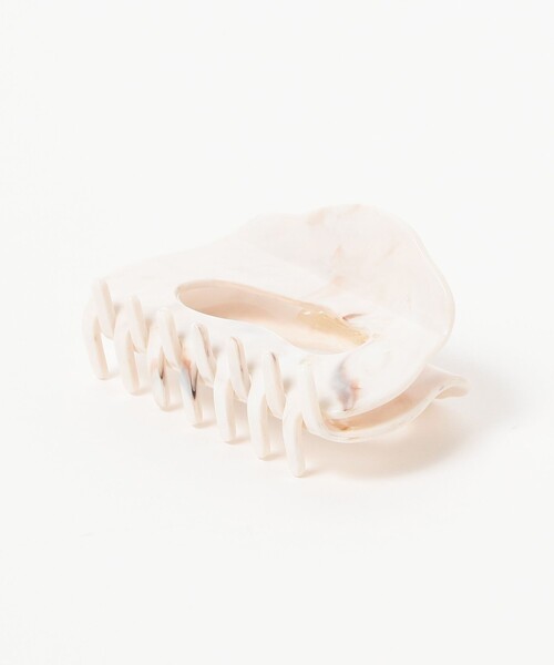 Ray BEAMS（レイビームス）の「Ray BEAMS / ニュアンス ヘアクリップ 24SS（バレッタ/ヘアクリップ・レディース・ホワイト/オレンジ・ONE SIZE）」の5枚目の写真