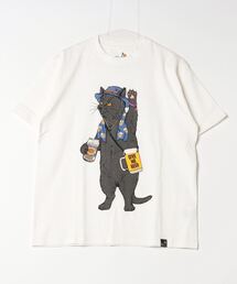 go slow caravan/ゴースローキャラバン USA/C フェス猫Tシャツ