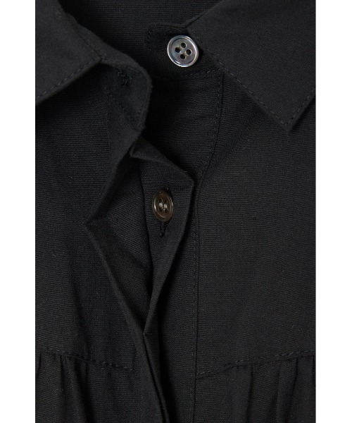 MOUSSY(マウジー)の「BALLOON シャツ ドレス(ワンピース・レディース・ブラック/ホワイト・1/2)」の5枚目の写真