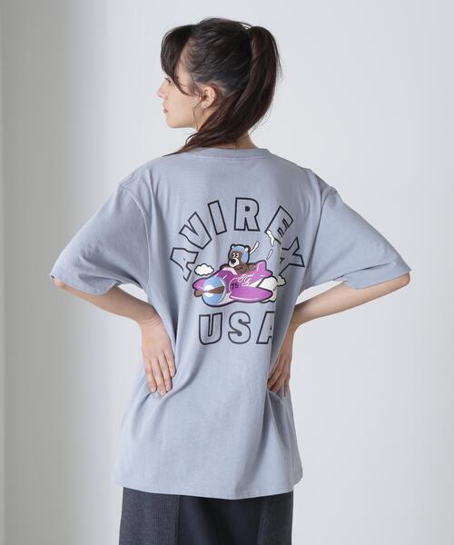 《WEB&DEPOT限定》FLYING BEAR T-SHIRT / フライング ベアー Tシャツ / AVIREX / アヴィレックス（Tシャツ/カットソー）｜AVIREX（アヴィレックス）