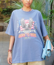 DESIGN TEE/ROIAL(ロイアル)リラックスフィット古着風デザイン半袖カットソー