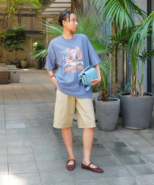 roial（ロイアル）の「DESIGN TEE/ROIAL(ロイアル)リラックスフィット古着風デザイン半袖カットソー（Tシャツ/カットソー・メンズ・ネイビー/グレー/ブラック・LARGE/MEDIUM/X-LARGE）」の21枚目の写真