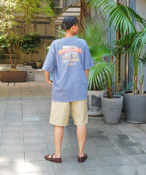 roial（ロイアル）の「DESIGN TEE/ROIAL(ロイアル)リラックスフィット古着風デザイン半袖カットソー（Tシャツ/カットソー・メンズ・ネイビー/グレー/ブラック・LARGE/MEDIUM/X-LARGE）」の20枚目の写真