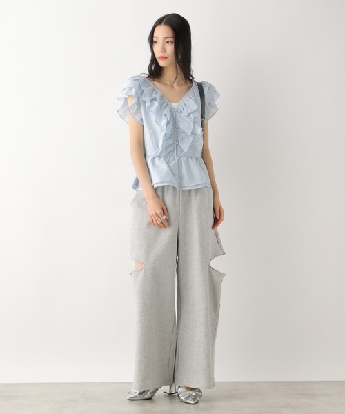 Heather（ヘザー）の「リボンヒールサンダル　113316（サンダル・レディース・シルバー/シルバー系その他/ブラック/ブラック系その他/シルバー系その他2・M/L）」の13枚目の写真