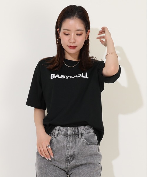 BABYDOLL(ベビードール)の「親子お揃い つながるファミリー Tシャツ 9421A(Tシャツ/カットソー・レディース・ブラック系2/ホワイト系1/ホワイト系2/ブラック系1・XL/L/M/S)」の8枚目の写真