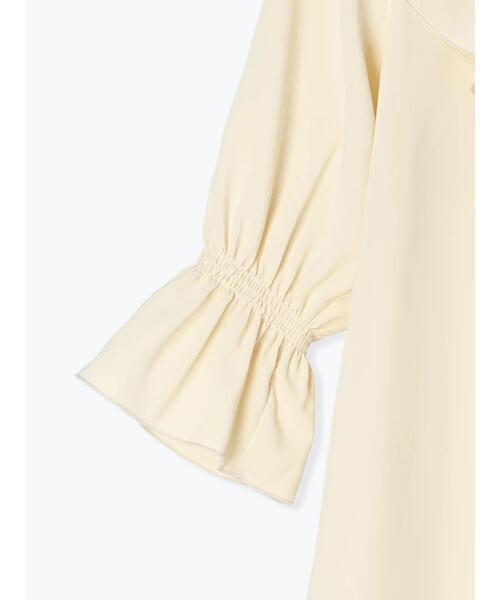 Te chichi TERRASSE（テチチテラス）の「フリルVネックブラウス（シャツ/ブラウス・レディース・ミント/オフホワイト/ブラック・F）」の15枚目の写真