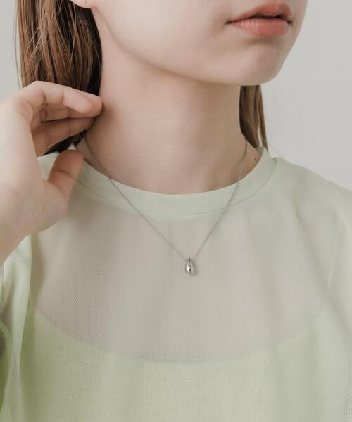 SMELLY（スメリー）の「ステンレスドロップネックレス（ネックレス・レディース・シルバー/ゴールド・-）」の7枚目の写真