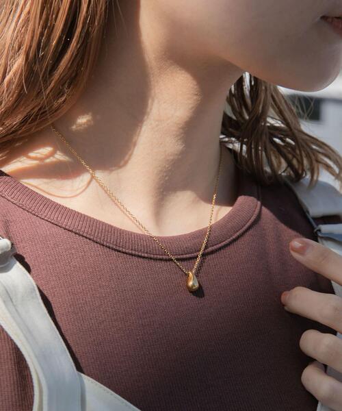 SMELLY（スメリー）の「ステンレスドロップネックレス（ネックレス・レディース・シルバー/ゴールド・-）」の9枚目の写真