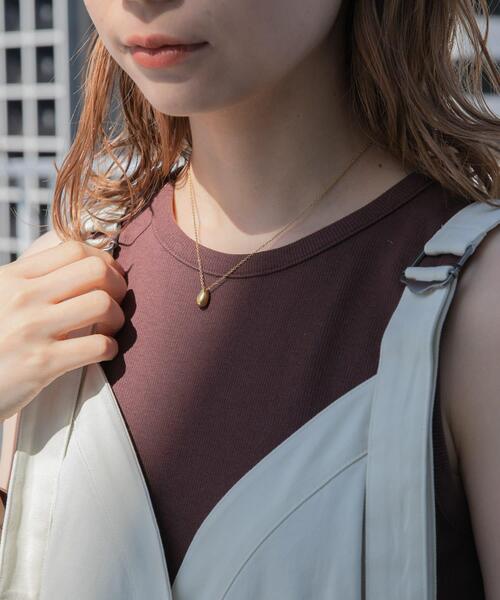 SMELLY（スメリー）の「ステンレスドロップネックレス（ネックレス・レディース・シルバー/ゴールド・-）」の10枚目の写真