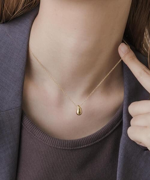 SMELLY（スメリー）の「ステンレスドロップネックレス（ネックレス・レディース・シルバー/ゴールド・-）」の11枚目の写真
