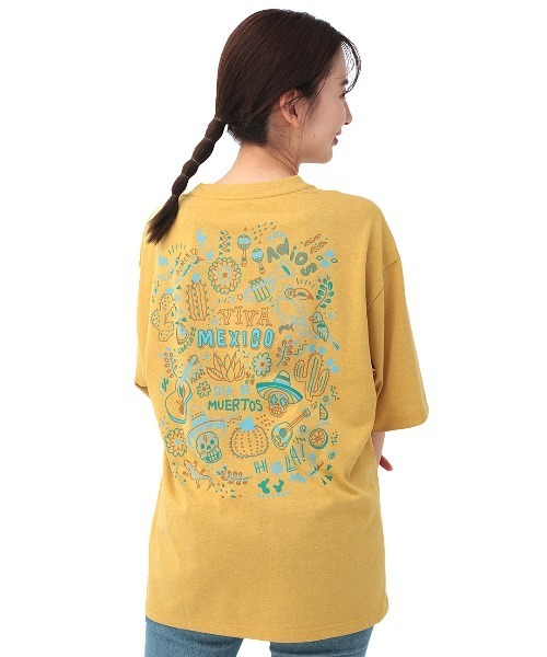 チチカカ（チチカカ）の「メキシコモチーフバックプリントTシャツ