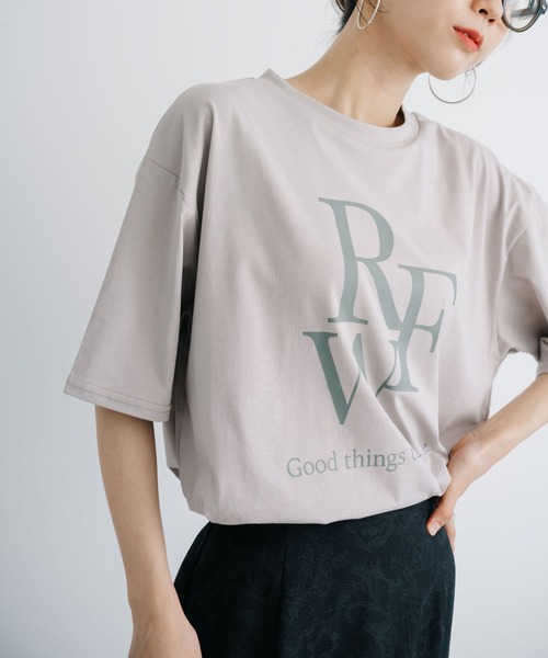 refinedworks(リファインドワークス)の「【refinedworks】 ブランド名をモチーフとしたロゴTシャツ!(Tシャツ/カットソー・レディース・チャコールグレー/ホワイト/ベージュ・FREE)」の15枚目の写真