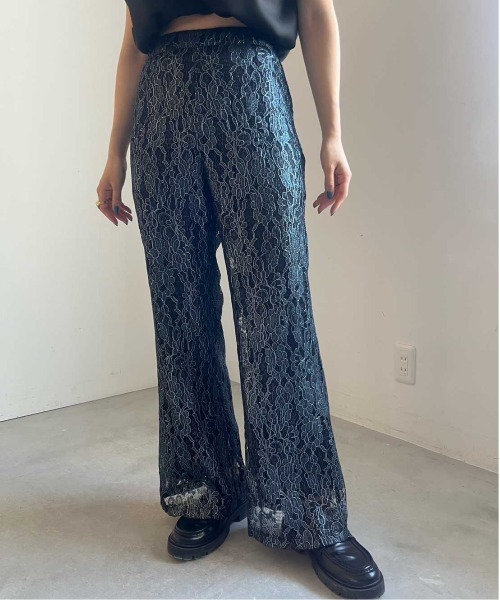 Ameri（アメリ）の「MEDI NEO METALLIC LACE PANTS（その他