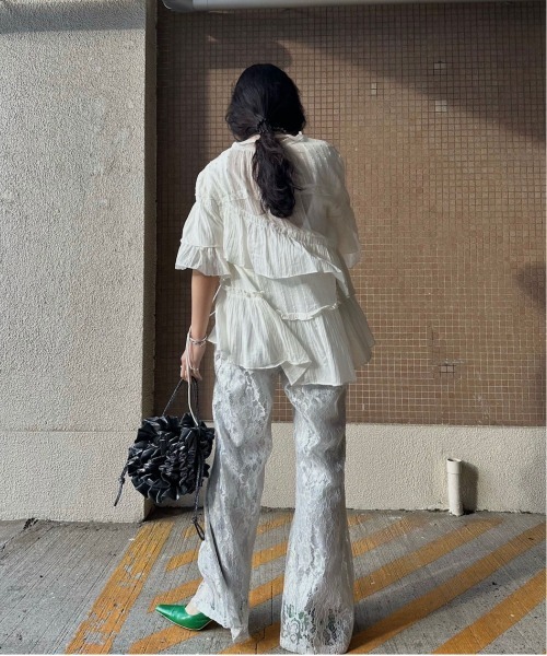 Ameri（アメリ）の「MEDI NEO METALLIC LACE PANTS（その他