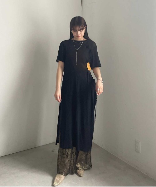 Ameri（アメリ）の「MEDI NEO METALLIC LACE PANTS（その他