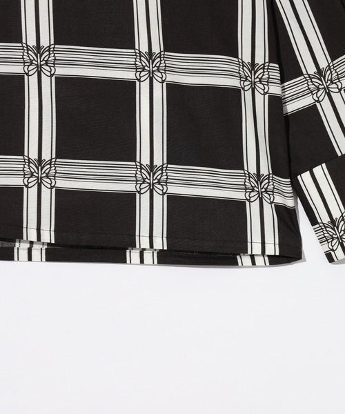 Needles ニードルス ニードルス シャツ パピヨン ブラック MR179 Needles ニードルス ニードルス シャツ パピヨン ブラック MR179