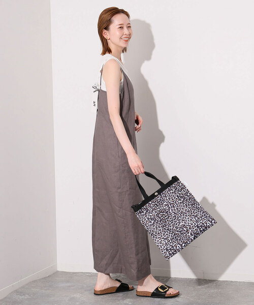 SLOBE IENA(スローブイエナ)の「le/ル LAYERED SLEEVELESS TOP J-LE24S-TP04(タンクトップ・レディース・ネイビー/サックスブルー/ホワイト・FREE)」の5枚目の写真