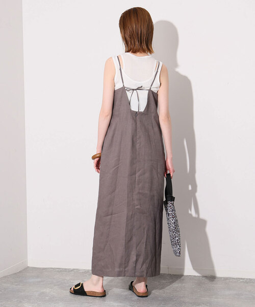 SLOBE IENA(スローブイエナ)の「le/ル LAYERED SLEEVELESS TOP J-LE24S-TP04(タンクトップ・レディース・ネイビー/サックスブルー/ホワイト・FREE)」の6枚目の写真