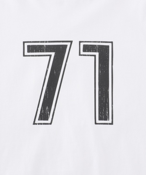 JOURNAL STANDARD relume（ジャーナルスタンダード　レリューム）の「【ZOZO限定】FAB KNIT / ファブニット Numbering Tee（Tシャツ/カットソー・メンズ・ホワイト系その他/ブラック系その他/ホワイト系その他2/ブラック系その他2/ホワイト/ブラック・S/M/L/XL）」の14枚目の写真