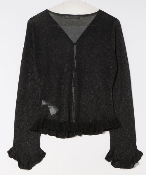 MOUSSY SHEER VELOUR カーディガン マウジー MOUSSY | SHEER VELOUR カーディガン (Tシャツ・カットソー(長袖