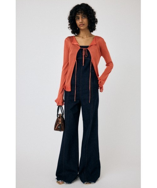 MOUSSY(マウジー)の「OPEN NECK SHEER カーディガン(カーディガン/ボレロ・レディース・オレンジ/ライトグレー/ブラック/ライトブルー・FREE)」の17枚目の写真