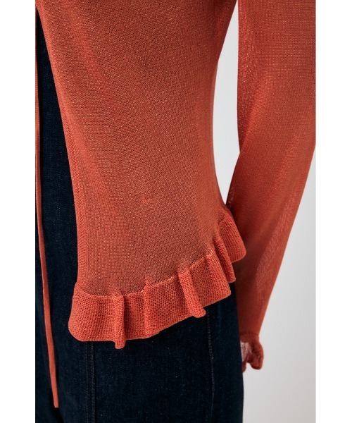 セール】OPEN NECK SHEER カーディガン（カーディガン/ボレロ