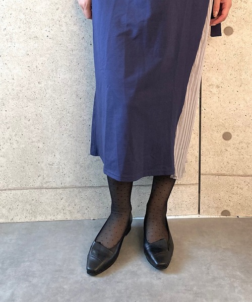blanc/bleu(ブランブルー)の「【3E/日本製/本革】レイヤードパンプス(パンプス・レディース・ブラック/イエロー系その他・24.0cm/23.5cm/23.0cm/22.5cm)」の6枚目の写真