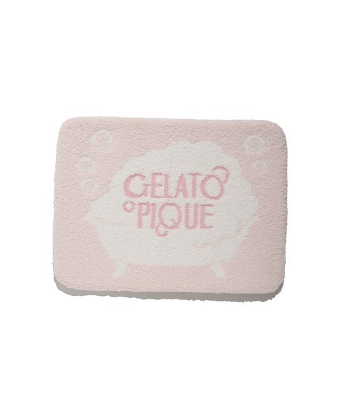 ジェラートピケ　スリッパ・バスマット　2点セット gelato pique（ジェラートピケ）の「【ラッピング済み】ワッフル