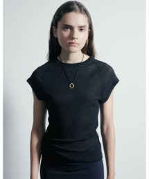 【IRIS 47】sheer capsleeve tops シアー キャップスリーブトップス