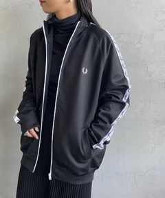 FRED PERRY/フレッドペリー] クロップドデザイン トラックジャケット