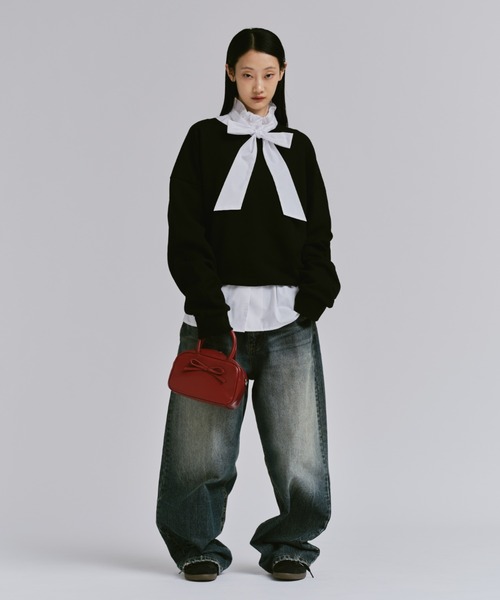 FEKETE(フェケテ)の「2WAY RIBBON HAND BAG / 2WAYリボンハンドバッグ(ハンドバッグ・レディース・アイボリー/ピンク/レッド・FREE)」の17枚目の写真