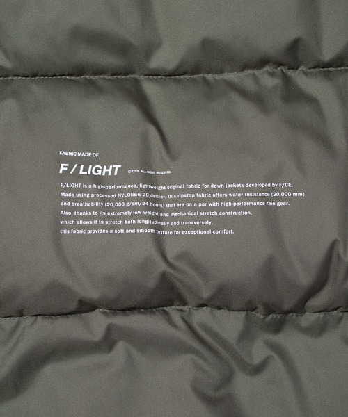 F/CE. （エフシーイー）の「F/CE. FT M-51 TYPE DOWN COAT / エフシーイー FT M-51 タイプダウンコート（ダウンジャケット/コート・メンズ・ブルー/セージグリーン/ブラック/オリーブ・SMALL/MEDIUM）」の19枚目の写真