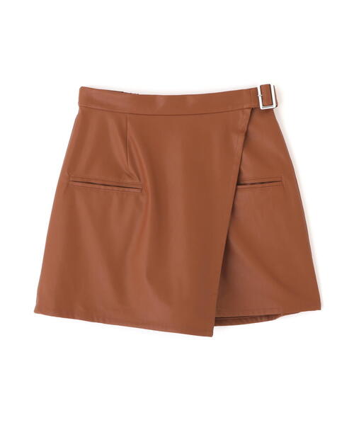 FREE'S MART（フリーズマート）の「◆合皮ミニスカパン（その他パンツ・レディース・ブラウン/ブラック・MEDIUM/SMALL）」の20枚目の写真