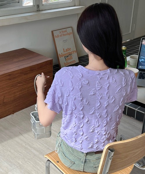 トップス Sumiko 汗じみ防止】【ウォッシャブル】ゼブラネックプリントプルオーバー