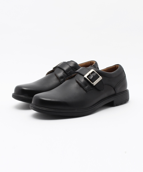 Hawkins(ホーキンス)の「HAWKINS ホーキンス AL IT MONK FLEX HB80081 BLACK(ドレスシューズ・メンズ・ブラック系その他・8/7/7h/10/6h/8h/9h/9)」の1枚目の写真