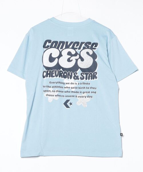 CONVERSE（コンバース）の「コンバース  CV フラワー グラフィック TEE_（Tシャツ/カットソー・メンズ・ホワイト/ブラック/ブルー・M/L/LL）」の4枚目の写真