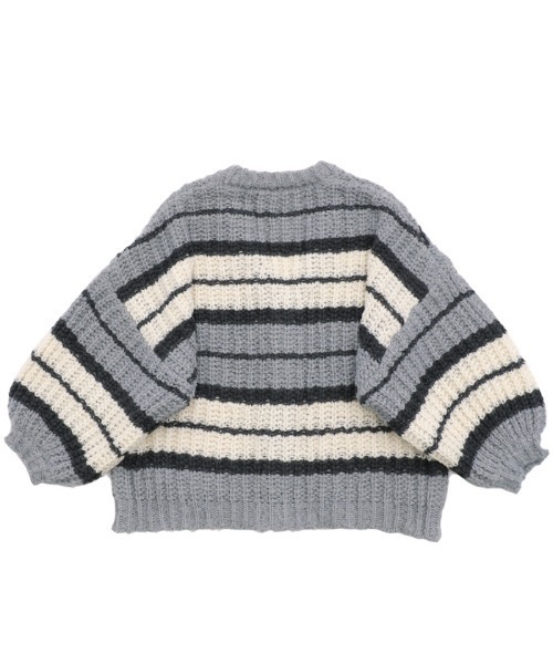 セール】マルチボーダーニットカーディガン（カーディガン/ボレロ