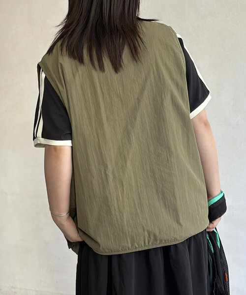 CPCM（シーピーシーエム）の「NCリボンベスト（ベスト・レディース・カーキ/ブラック・LARGE/MEDIUM）」の20枚目の写真