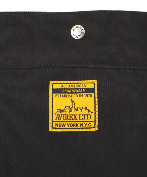 AVIREX(アヴィレックス)の「NEWSPAPER BAG/ニュースペーパー バッグ/AVIREX/アヴィレックス/AX2702(ショルダーバッグ・レディース・ホワイト系2/ブラック・F)」の16枚目の写真