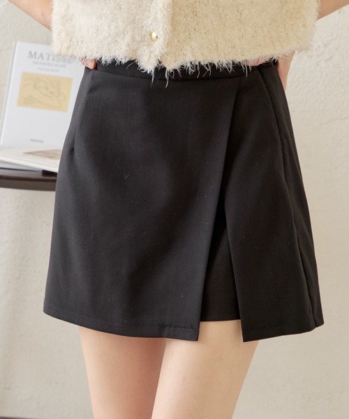 Chico(チコ)の「【WEB限定/REVIVAL】スリットレイヤードスカパン(スカート・レディース・ブラウン系その他2/ブラック/グレイッシュベージュ・FREE)」の1枚目の写真