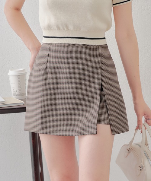 Chico(チコ)の「【WEB限定/REVIVAL】スリットレイヤードスカパン(スカート・レディース・ブラウン系その他2/ブラック/グレイッシュベージュ・FREE)」の17枚目の写真