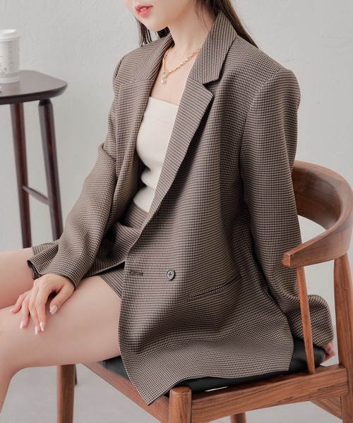 Chico(チコ)の「【WEB限定/REVIVAL】スリットレイヤードスカパン(スカート・レディース・ブラウン系その他2/ブラック/グレイッシュベージュ・FREE)」の7枚目の写真